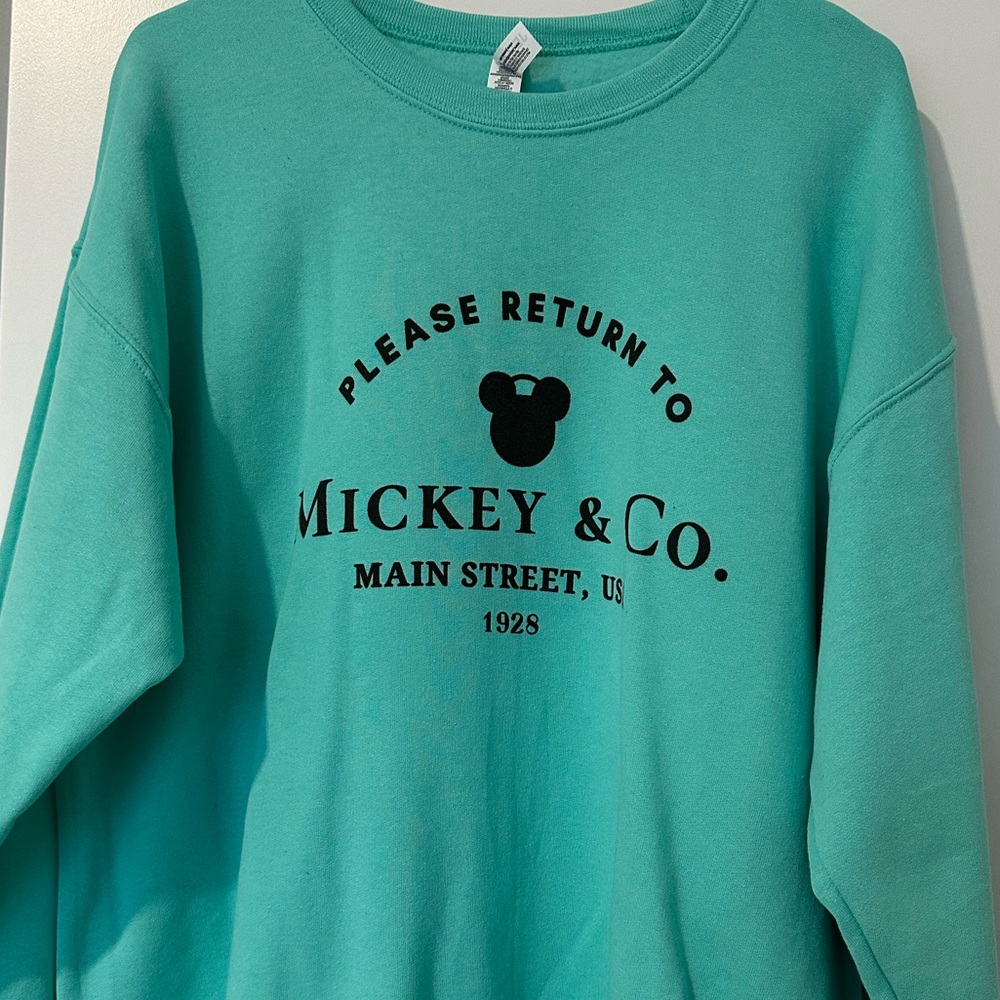 Tiffany Blue Mickey & Co Sweatshirt